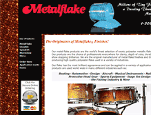 Tablet Screenshot of metalflakecorp.com